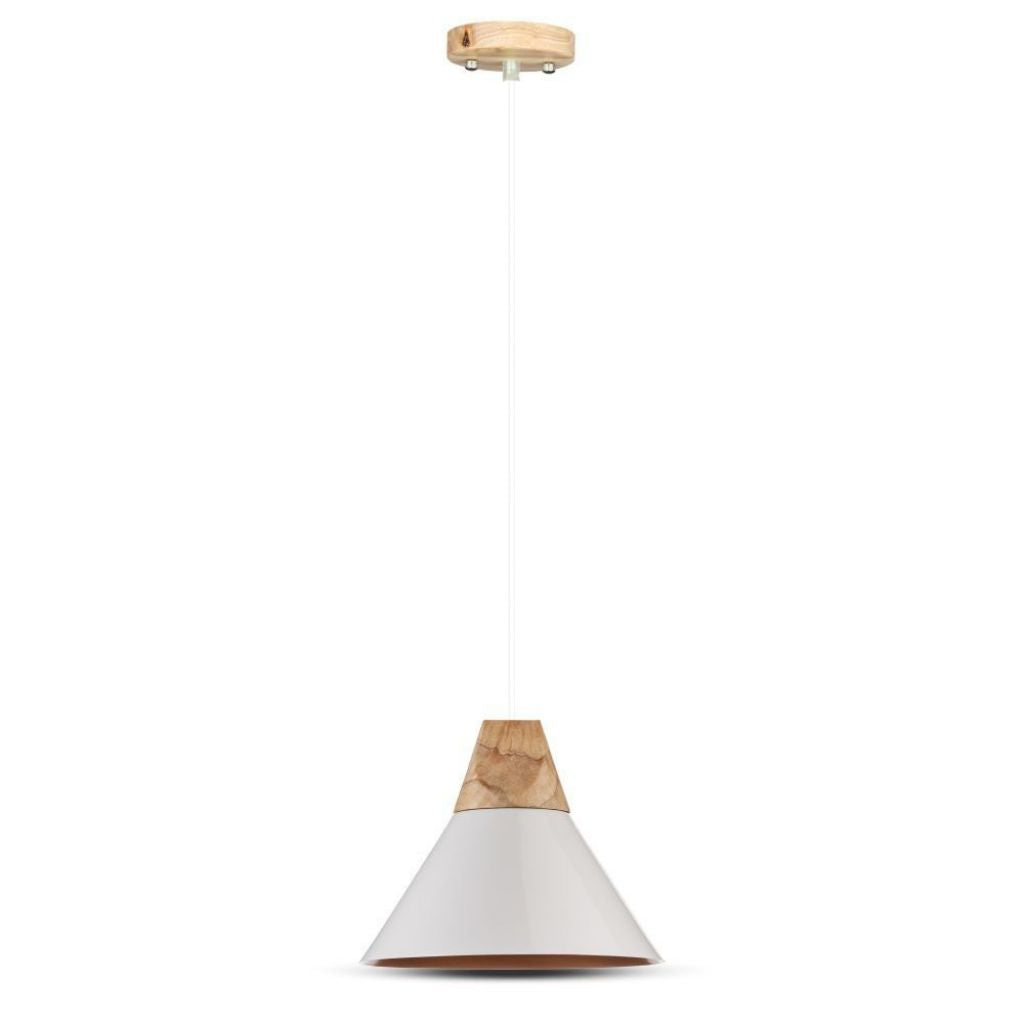 V-TAC Lampadario LED a Campana in Alluminio e Legno V-TAC Lampadario LED a Campana in Alluminio e Legno